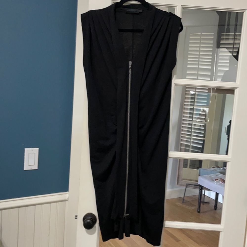 {SOLD} Diesel black gold dress, size large/XL